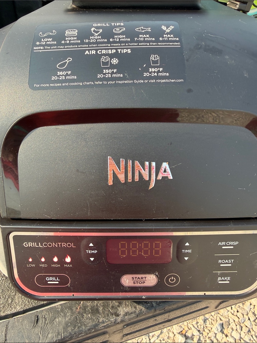 Ninja Foodi Grill works good